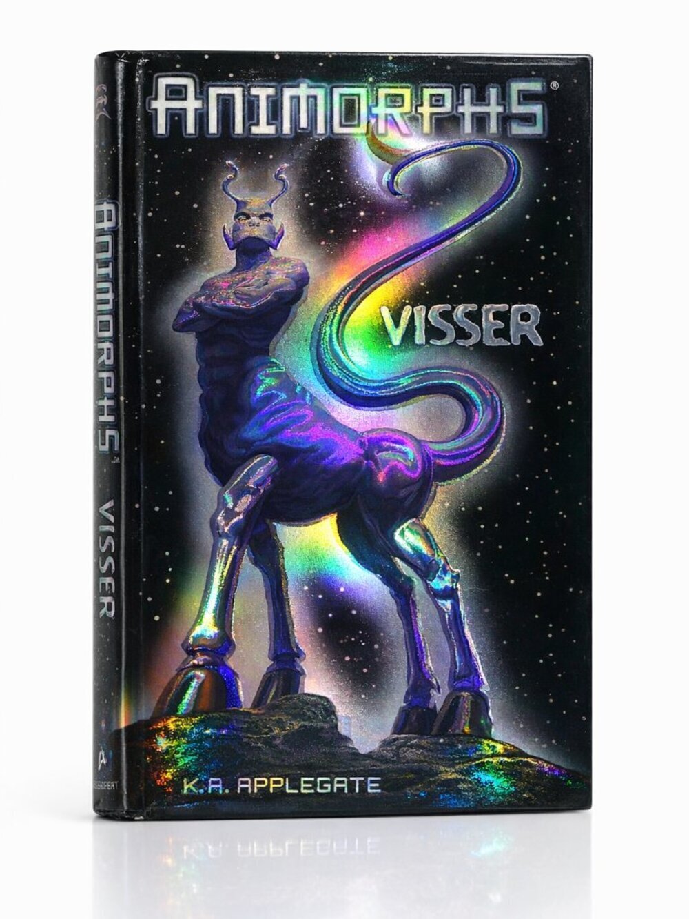 Animorphs Visser Holographic Hardcover K.A. Applegate Rare Special Edition SciFi